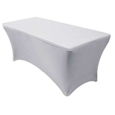 Mds Pack of 10 Rectangular Stretch 6ft Spandex Table Cover Tablecloths for Wedding - Light Silver Gray
Mds Pack of 10 Rectangular Stretch 6ft Spandex Table Cover Tablecloths for Wedding - Light Silver Gray