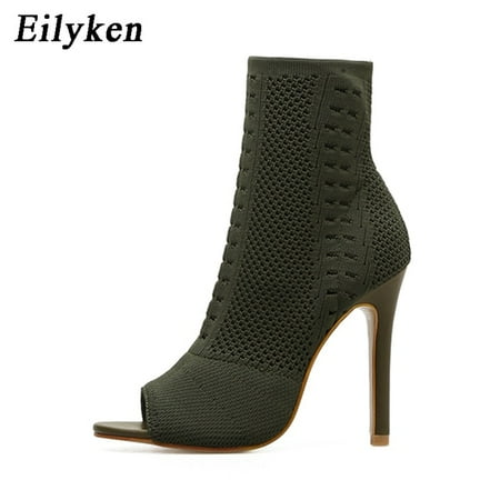 Eilyken New Style Peep Toe Ankle Boots Stretch Women Fabric Out Breathable Booties Sexy Dance Pole Ladies Pumps Shoes
Eilyken New Style Peep Toe Ankle Boots Stretch Women Fabric Out Breathable Booties Sexy Dance Pole Ladies Pumps Shoes