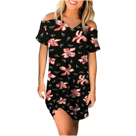 Wedding Guest Dresses for Women Prom Dress Women s Leisure Summer Vacation Floral Short Sleeve Knit V Neck Dress Mini Dress Sundresses for Women Valentines Day Dress Clearance 2023 Black S
Wedding Guest Dresses for Women Prom Dress Women s Leisure Summer Vacation Floral Short Sleeve Knit V Neck Dress Mini Dress Sundresses for Women Valentines Day Dress Clearance 2023 Black S