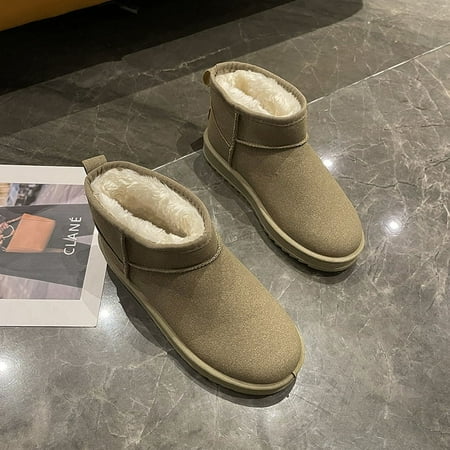 Thick bottom short tube snow boots women 2024 winter new fashion Joker fleece-lined thick non-slip warm cotton shoes
Thick bottom short tube snow boots women 2024 winter new fashion Joker fleece-lined thick non-slip warm cotton shoes