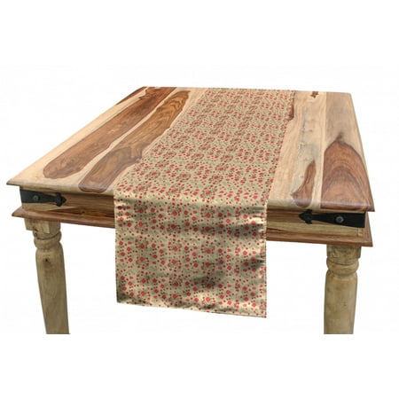 Vintage Table Runner Continuous Retro Flowers and Leaves Romance Dining Room Kitchen Rectangular Runner 3 Sizes by Ambesonne
Vintage Table Runner Continuous Retro Flowers and Leaves Romance Dining Room Kitchen Rectangular Runner 3 Sizes by Ambesonne