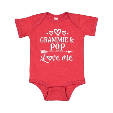 Inktastic Grammie and Pop Gifts Gift Baby Boy or Baby Girl Bodysuit