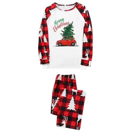 Lumento Women Men Kids Xmas Pjs Holiday Nightwear Truck Printed Crew Neck Matching Family Pajamas Set Casual Christmas Tree Print Sleepwear White Child-10-11Y
Lumento Women Men Kids Xmas Pjs Holiday Nightwear Truck Printed Crew Neck Matching Family Pajamas Set Casual Christmas Tree Print Sleepwear White Child-10-11Y