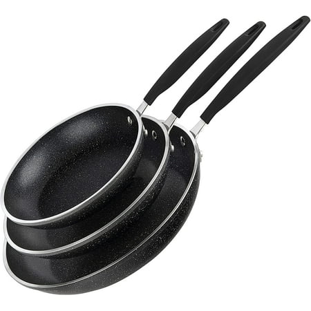 Granitestone Diamond 3-Piece Frying Pan Set Nonstick Cookware