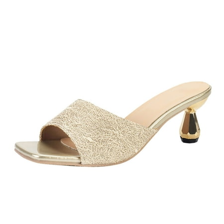SEMIMAY Fashion Summer Women Sandals Square Heel And Open Toe Solid Color Simple Design Casual Style
SEMIMAY Fashion Summer Women Sandals Square Heel And Open Toe Solid Color Simple Design Casual Style