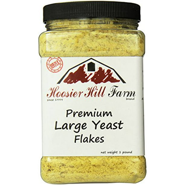 Hoosier Hill Farm Nutritional Yeast Flakes, 1 lb plastic jar