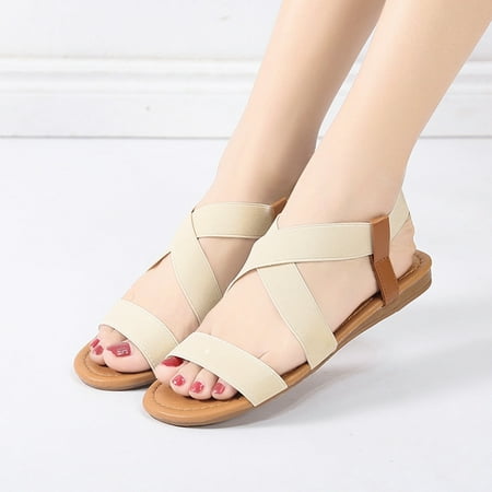 BRISEZZS Women s Flat Sandals- Casual Roman Footwear Fish Mouth Summer Sandals #58 Beige
BRISEZZS Women s Flat Sandals- Casual Roman Footwear Fish Mouth Summer Sandals #58 Beige