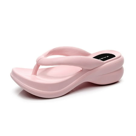 Womens Flip Flops Platform Flip Flops Lightweight Footwear Sandals Shower Shoes Casual Outdoor comfortable Soft Cushion Summer Beach Thong Sandals for Daily Wear
Womens Flip Flops Platform Flip Flops Lightweight Footwear Sandals Shower Shoes Casual Outdoor comfortable Soft Cushion Summer Beach Thong Sandals for Daily Wear
