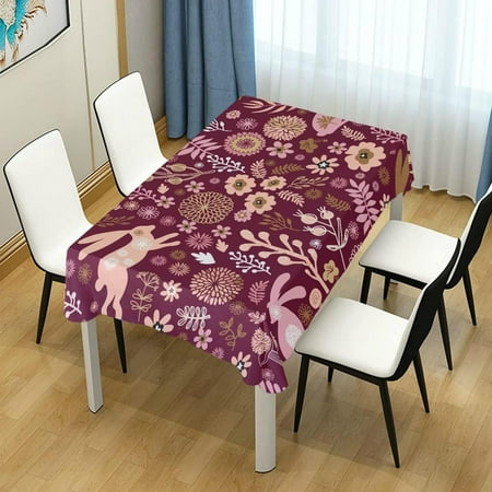 Hyjoy 54x72inch Easter Bunny Egg Rectangle Tablecloth Spill-Proof Polyester Table Cloth Table Cover for Kitchen Dining Picnic Holiday Party Decoration
Hyjoy 54x72inch Easter Bunny Egg Rectangle Tablecloth Spill-Proof Polyester Table Cloth Table Cover for Kitchen Dining Picnic Holiday Party Decoration