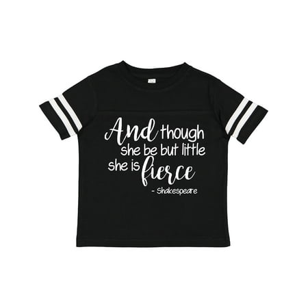 Inktastic Though She Be but Little She is Fierce Quote Shakespeare Gift Toddler Toddler Girl T-Shirt
Inktastic Though She Be but Little She is Fierce Quote Shakespeare Gift Toddler Toddler Girl T-Shirt