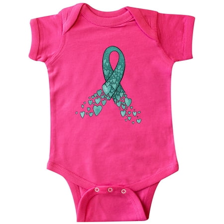 Inktastic Ovarian Cancer Awareness Teal Ribbon Made of Hearts Gift Baby Boy or Baby Girl Bodysuit
Inktastic Ovarian Cancer Awareness Teal Ribbon Made of Hearts Gift Baby Boy or Baby Girl Bodysuit