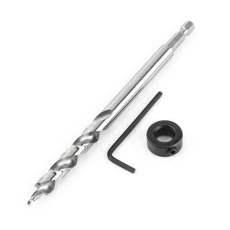 Agatige Spur Drill Bit Dowelling Bit 3/8 Inch Lip And Spur Point Drill Bit With Adjustable Depth Stop For Woodworking
Agatige Spur Drill Bit Dowelling Bit 3/8 Inch Lip And Spur Point Drill Bit With Adjustable Depth Stop For Woodworking