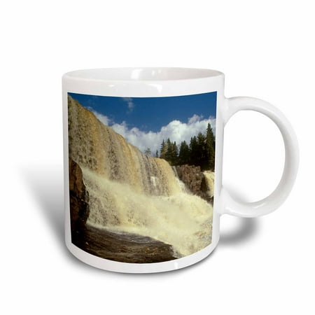 

3dRose Minnesota Lake Superior Gooseberry waterfalls - US24 PHA0007 - Peter Hawkins - Ceramic Mug 15-ounce