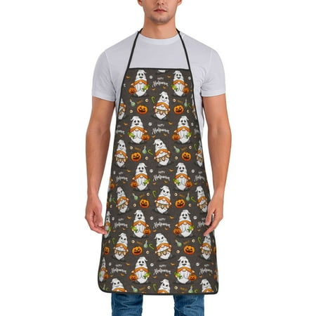 Wukai Gnome And Pumpkin Print Aprons Adjustable Bib Aprons Cooking Kitchen Chef Apron for Women and Men
Wukai Gnome And Pumpkin Print Aprons Adjustable Bib Aprons Cooking Kitchen Chef Apron for Women and Men