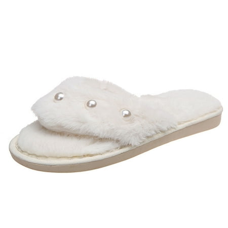Rdeuod Shoes Women Ladies Cotton Slippers Indoor Warmth Plush Pearl Flat-Bottomed Outdoor Sandals For
Rdeuod Shoes Women Ladies Cotton Slippers Indoor Warmth Plush Pearl Flat-Bottomed Outdoor Sandals For
