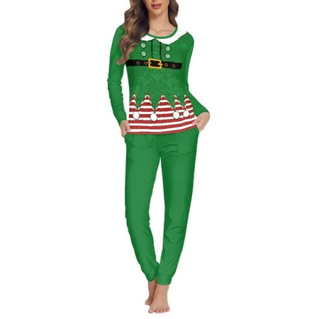 NETILGEN HO-HO-HO Christmas Hat Design Crewneck Pajamas for Women Set Long Pants Winter & Autumn Nightwear for Women Sleepwear Cotton 2 Pieces Pjs for Women
NETILGEN HO-HO-HO Christmas Hat Design Crewneck Pajamas for Women Set Long Pants Winter & Autumn Nightwear for Women Sleepwear Cotton 2 Pieces Pjs for Women