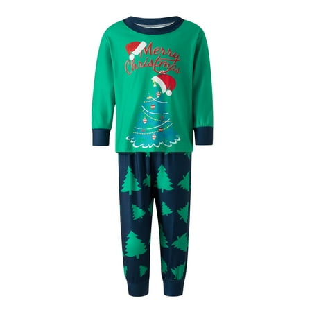 Gureui Christmas Matching Holiday Family Pajamas Set Long Sleeve Christmas Tree Letter Patterns Elastic Cuffs Crew Tops Shirt/Romper +Long Pants/Puppy Outfits for Parent-Child Christmas Nightwear
Gureui Christmas Matching Holiday Family Pajamas Set Long Sleeve Christmas Tree Letter Patterns Elastic Cuffs Crew Tops Shirt/Romper +Long Pants/Puppy Outfits for Parent-Child Christmas Nightwear