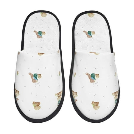 Sigee Rabbit Blowing Dandelions for Cozy Furry Slippers Super Soft Indoor and Outdoor Use Non-Slip Sole Slip On House Slippers-Large
Sigee Rabbit Blowing Dandelions for Cozy Furry Slippers Super Soft Indoor and Outdoor Use Non-Slip Sole Slip On House Slippers-Large