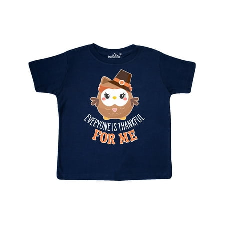 Inktastic Everyone is Thankful for Me with Cute Thanksgiving Owl Gift Toddler Boy or Toddler Girl T-Shirt
Inktastic Everyone is Thankful for Me with Cute Thanksgiving Owl Gift Toddler Boy or Toddler Girl T-Shirt