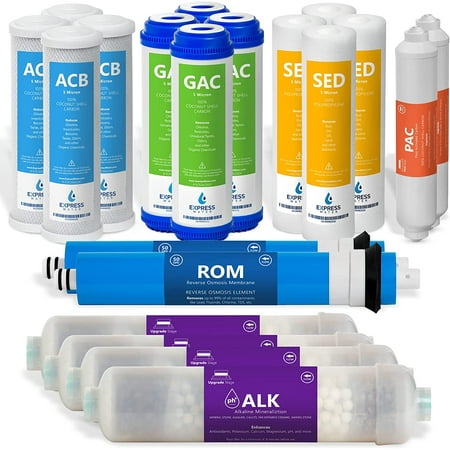 2 Years Alkaline Reverse Osmosis System Replacement Filter Set – 20 Filters with 50 GPD RO Membrane – 10 inch Size Water Filters
2 Years Alkaline Reverse Osmosis System Replacement Filter Set – 20 Filters with 50 GPD RO Membrane – 10 inch Size Water Filters