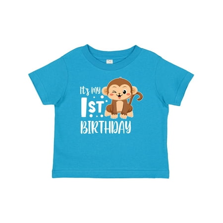 Inktastic Monkey Its My 1st Birthday Gift Baby Boy or Baby Girl T-Shirt