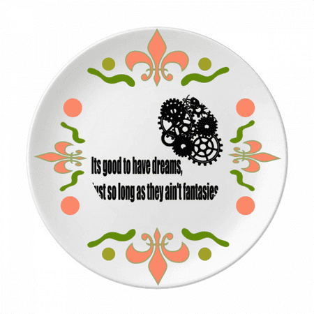 Dream And Reality Quote Art Deco Fashion Flower Ceramics Plate Tableware Dinner Dish
Dream And Reality Quote Art Deco Fashion Flower Ceramics Plate Tableware Dinner Dish