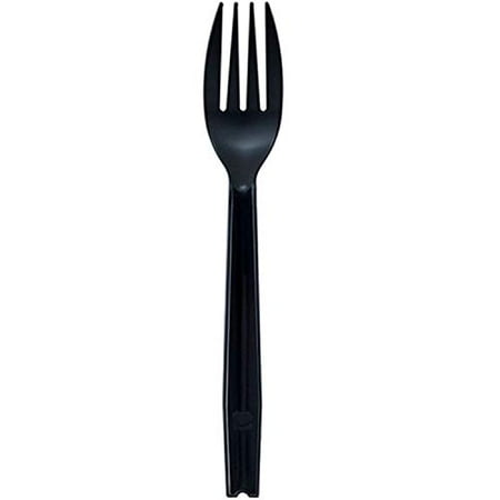 Nagao Disposable Fork 16cm Black Individually Wrapped Set of 100 200838