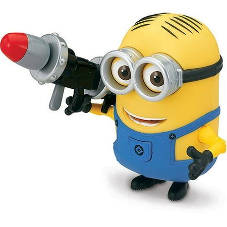 Despicable Me 2 Minion Dave Deluxe Action Figure with Rocket Launcher