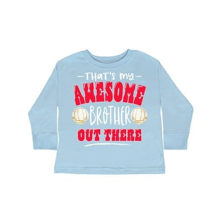 Inktastic That s My Awesome Brother Out There with Volleyball Gift Toddler Boy or Toddler Girl Long Sleeve T-Shirt
Inktastic That s My Awesome Brother Out There with Volleyball Gift Toddler Boy or Toddler Girl Long Sleeve T-Shirt