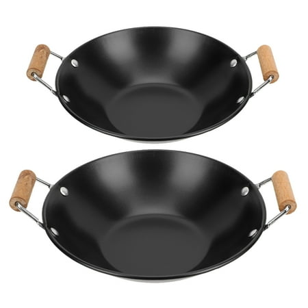 BESTONZON 2pcs Household Cooking Pots Small Hot Pot Thicken Pots with Wooden Handles
BESTONZON 2pcs Household Cooking Pots Small Hot Pot Thicken Pots with Wooden Handles