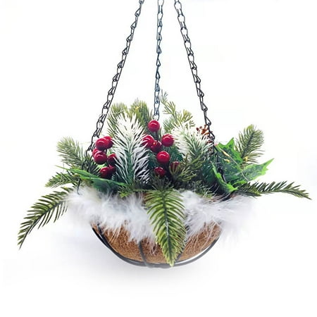 TureClos Christmas Wreath Interesting Simulation Garland Pendant Front Door Window String Lamp Hanging Decoration Prop Artificial Wreaths
TureClos Christmas Wreath Interesting Simulation Garland Pendant Front Door Window String Lamp Hanging Decoration Prop Artificial Wreaths
