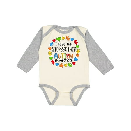 Inktastic I Love my Stepbrother Autism Awareness Gift Baby Boy or Baby Girl Long Sleeve Bodysuit
Inktastic I Love my Stepbrother Autism Awareness Gift Baby Boy or Baby Girl Long Sleeve Bodysuit