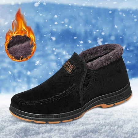 LYCAQL Men Shoes Fashion Winter Men Snow Boots Flat Soled Thick Soled Non Slip Slip On Solid Color High Top Plush Mens Snow Boots Size 14 (Black 10.5)
LYCAQL Men Shoes Fashion Winter Men Snow Boots Flat Soled Thick Soled Non Slip Slip On Solid Color High Top Plush Mens Snow Boots Size 14 (Black 10.5)