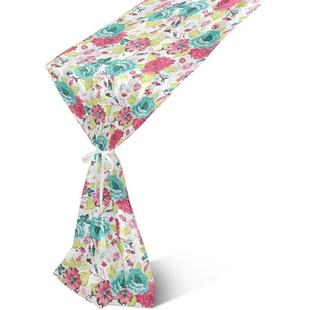 Hyjoy Table Runner Colorful Flowers Machine Washable Non-Slip Farmhouse Table Runners for Dinner Party Holidays Home Decor 13 x 90 Inch
Hyjoy Table Runner Colorful Flowers Machine Washable Non-Slip Farmhouse Table Runners for Dinner Party Holidays Home Decor 13 x 90 Inch