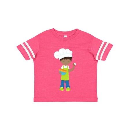Inktastic African American Boy Baking Boy Boy With Apron Gift Toddler Boy Girl T-Shirt
Inktastic African American Boy Baking Boy Boy With Apron Gift Toddler Boy Girl T-Shirt