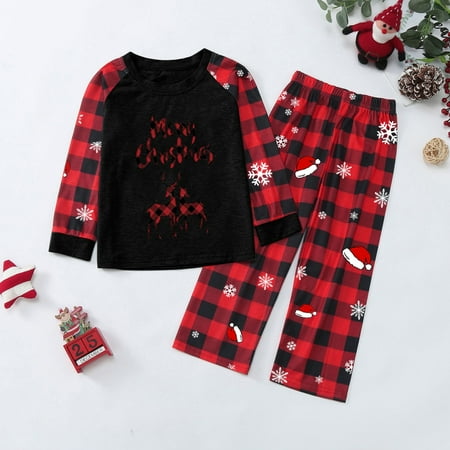 Family Matching Christmas Pajamas Set Plaid Sleeved Pattern Print Festival For Kids Parent Child Outfit
Family Matching Christmas Pajamas Set Plaid Sleeved Pattern Print Festival For Kids Parent Child Outfit