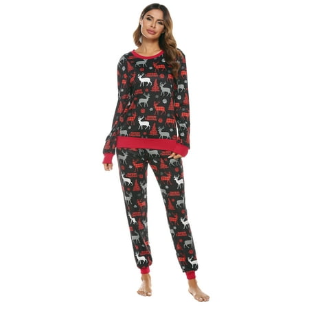 Doaraha Matching Family Pajamas Set Christmas Pjs Long Sleeve Holiday Sleepwear 
Doaraha Matching Family Pajamas Set Christmas Pjs Long Sleeve Holiday Sleepwear