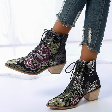 Gubotare Ankle Boots Womens Winter Snow Boots Warm Fur Lined Winter Water-resistan Ankle Booties Zipper Anti-Slip Combat Boots Black 7.5
Gubotare Ankle Boots Womens Winter Snow Boots Warm Fur Lined Winter Water-resistan Ankle Booties Zipper Anti-Slip Combat Boots Black 7.5