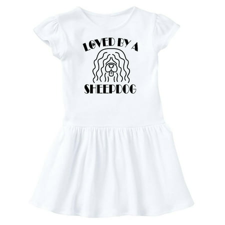 Inktastic Sheepdog Pet Gift Gift Toddler Girl Dress