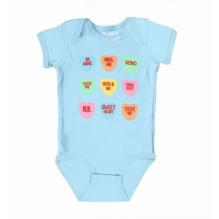 Shop4Ever Valentine s Day Candy Hearts Baby s Bodysuit Infant Cotton Romper 24 Months Light Blue
Shop4Ever Valentine s Day Candy Hearts Baby s Bodysuit Infant Cotton Romper 24 Months Light Blue