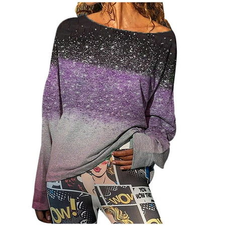 Ichuanyi Womens Fall Tops Clearance Women s Vintage Funny Loose Long Sleeve O-Neck Gradient Printed T-shirt Blouse
Ichuanyi Womens Fall Tops Clearance Women s Vintage Funny Loose Long Sleeve O-Neck Gradient Printed T-shirt Blouse