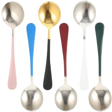 BESTONZON 6Pcs Metal Spoon Multi-use Soup Spoon Decorative Spoon Smooth Spoon Stainless Steel Spoon
BESTONZON 6Pcs Metal Spoon Multi-use Soup Spoon Decorative Spoon Smooth Spoon Stainless Steel Spoon