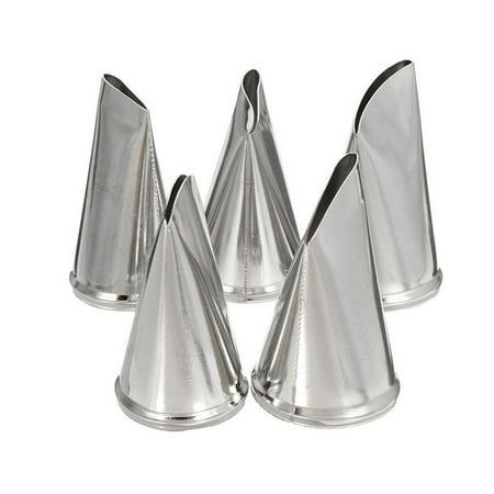 Vokewalm 5PCS 304 Stainless Steel DIY Craft Flower Rose Icing Piping Nozzles Cream Petal Pastry Cake Decorating Tips
Vokewalm 5PCS 304 Stainless Steel DIY Craft Flower Rose Icing Piping Nozzles Cream Petal Pastry Cake Decorating Tips