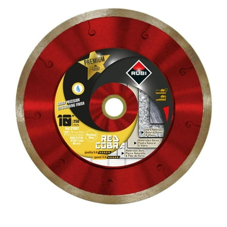 Rubi Tools Premium Venom Wet 10 In. Diamond Blade (7/8 And 1 Arbor)
