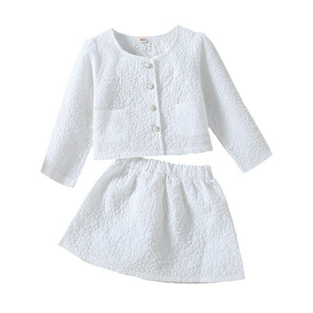 Toddler Kids Child Baby Girls Long Sleeve Cardigan Coat Tops Blouse Solid Skirt Outfits Set 2PCS Clothes For 4-5 Years
Toddler Kids Child Baby Girls Long Sleeve Cardigan Coat Tops Blouse Solid Skirt Outfits Set 2PCS Clothes For 4-5 Years