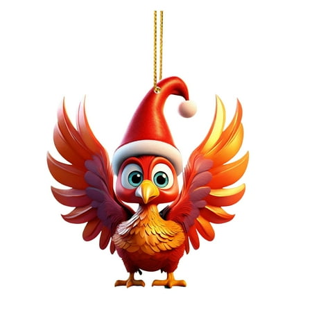 2D Acrylic Cartoon Dinosaur Chick Christmas Tree Pendant Christmas Cartoon Cute Christmas Hat Double Print 2D Pendant 1 Piece
2D Acrylic Cartoon Dinosaur Chick Christmas Tree Pendant Christmas Cartoon Cute Christmas Hat Double Print 2D Pendant 1 Piece