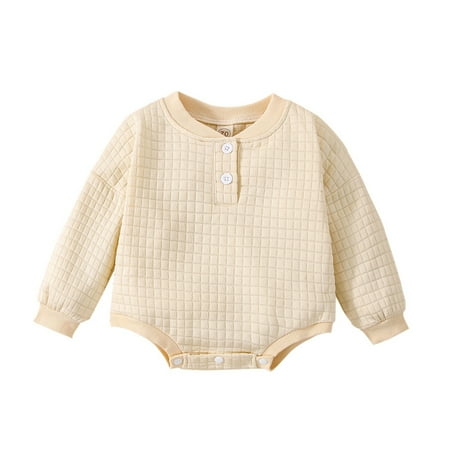 ASEIDFNSA Toddler Clothes for Easter Baby Long Pants Romper Baby Boys Girls Long Sleeve Plaid Patchwork Romper Bodysuit Outfits Clothes
ASEIDFNSA Toddler Clothes for Easter Baby Long Pants Romper Baby Boys Girls Long Sleeve Plaid Patchwork Romper Bodysuit Outfits Clothes