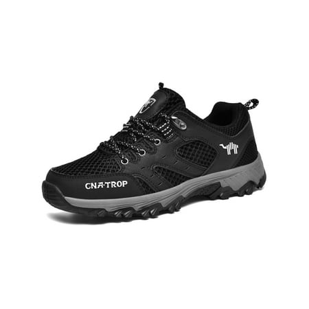 Lacyhop Men Sneakers Lace Up Trail Sneaker Outdoor Hiking Shoe Trekking Comfy Athletic Shoes Slip Resistant Sport Trainers Black 10.5
Lacyhop Men Sneakers Lace Up Trail Sneaker Outdoor Hiking Shoe Trekking Comfy Athletic Shoes Slip Resistant Sport Trainers Black 10.5