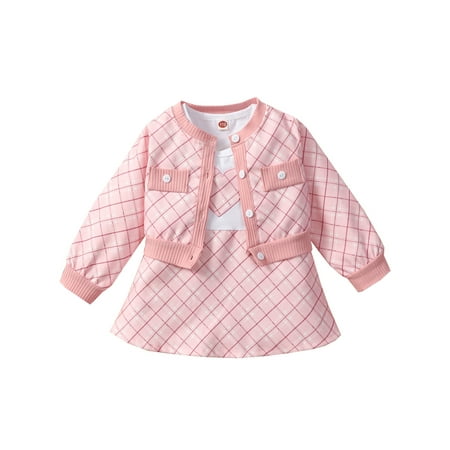 Musuos Baby Girl Long Sleeve Cardigan Coat Sleeveless High Waist A-Line Princess Dress
Musuos Baby Girl Long Sleeve Cardigan Coat Sleeveless High Waist A-Line Princess Dress