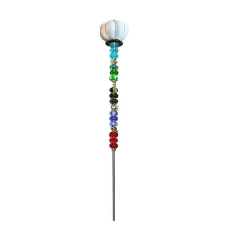 Rollback Spooky Decor Garden Stakes Fairy Wand, Garden Stakes With 3 Colorful, Crystal Stopper Top 3 Threaded Rod With 60 Assortment Large Hole Beads For Outdoor Decor Pumpkin Planter Decoration*1
Rollback Spooky Decor Garden Stakes Fairy Wand, Garden Stakes With 3 Colorful, Crystal Stopper Top 3 Threaded Rod With 60 Assortment Large Hole Beads For Outdoor Decor Pumpkin Planter Decoration*1